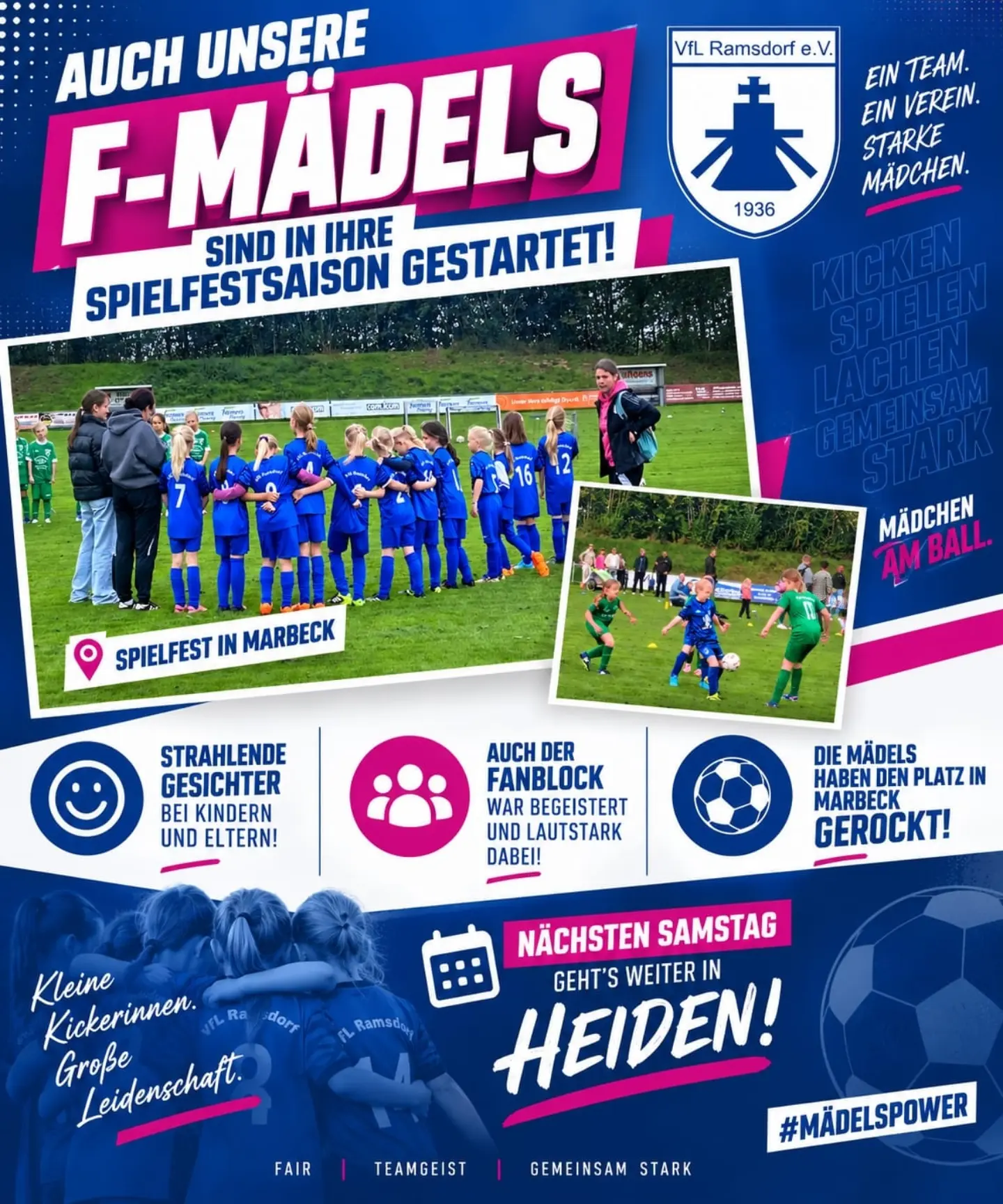 Instagram-Beitrag des VfL Ramsdorf